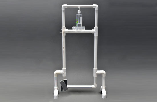 PVC-Foot-operated-hand-sanitizer-stand